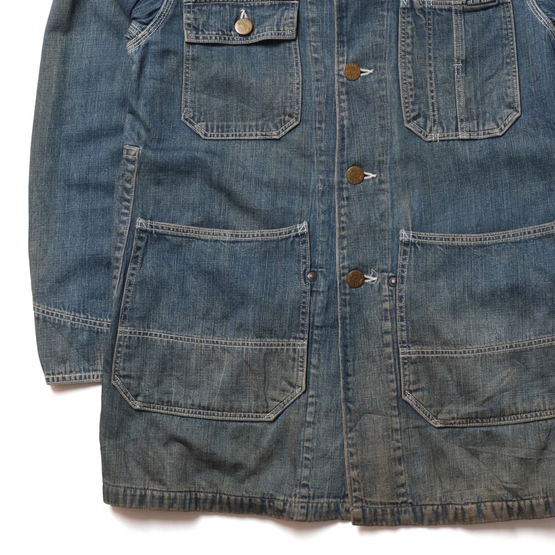 블루 블루 BLUE BLUE Chore Jacket 
 상품이미지3