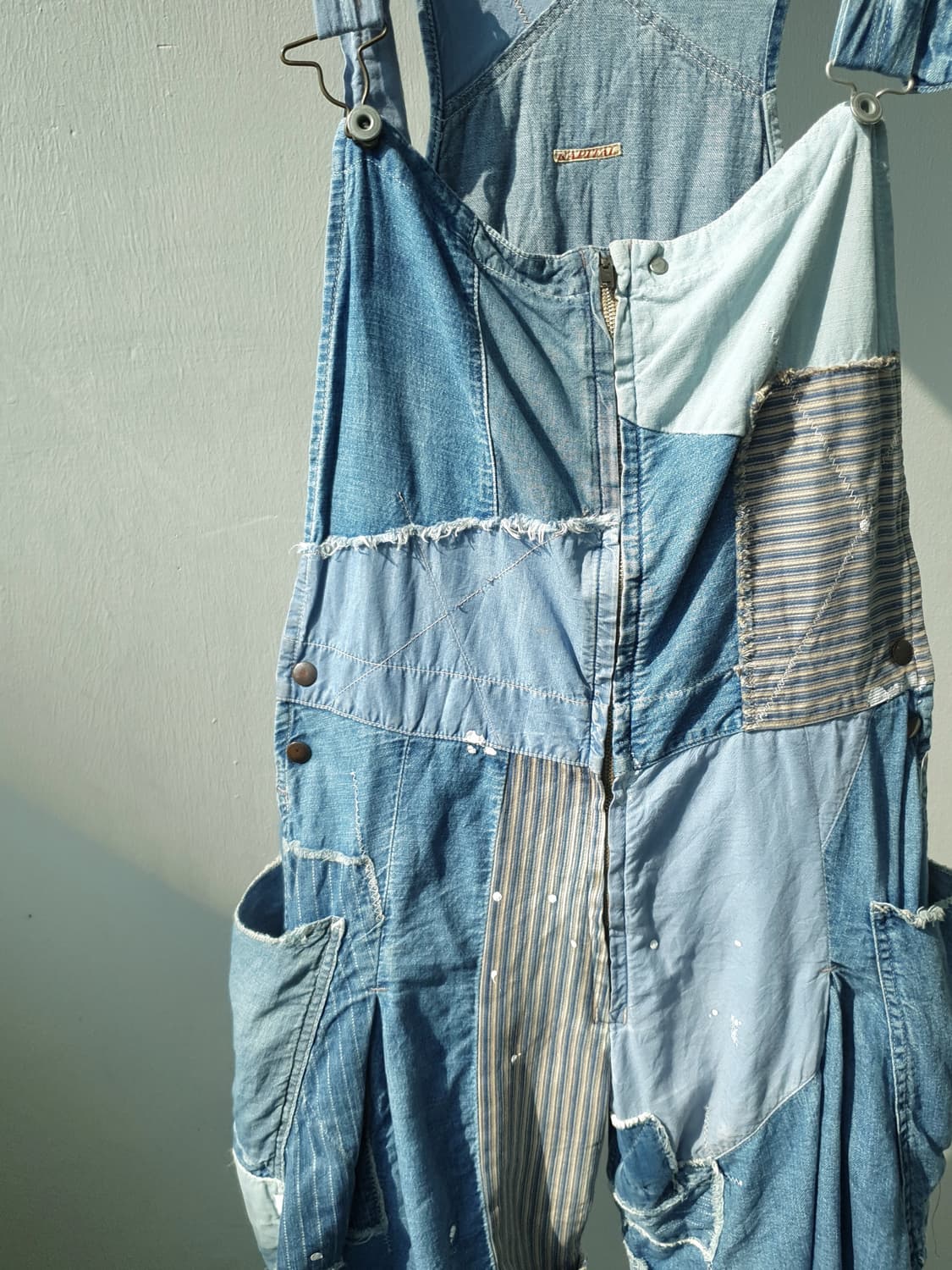 KAPITAL denim Boro Patchwork overalls 상품이미지3