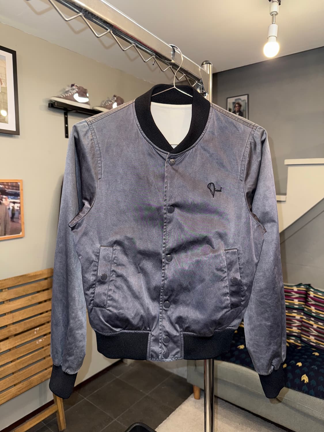 Diesel back print reversible Jacket 상품이미지4