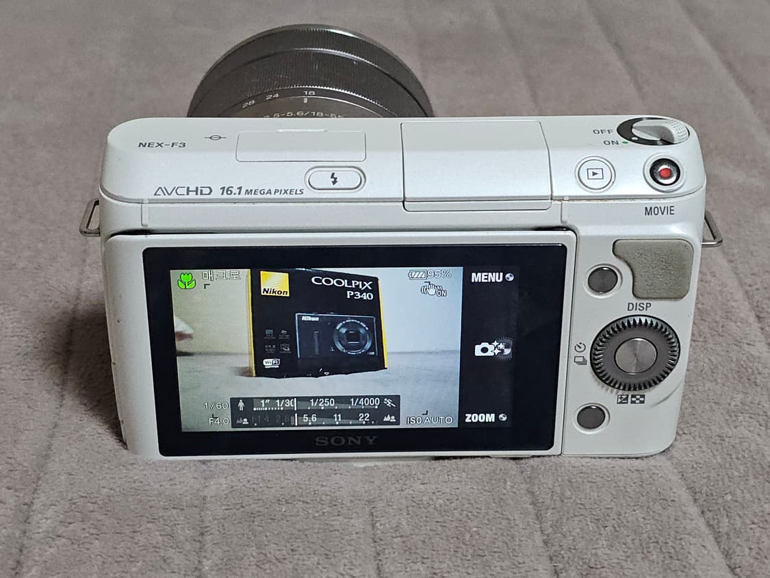 소니 NEX-F3 미러리스 카메라 상품이미지7