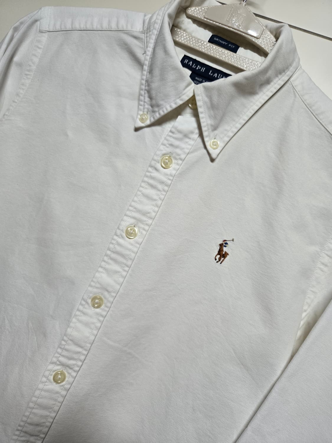 로렌 랄프로렌 여성 옥스포드 화이트 셔츠 상품이미지2