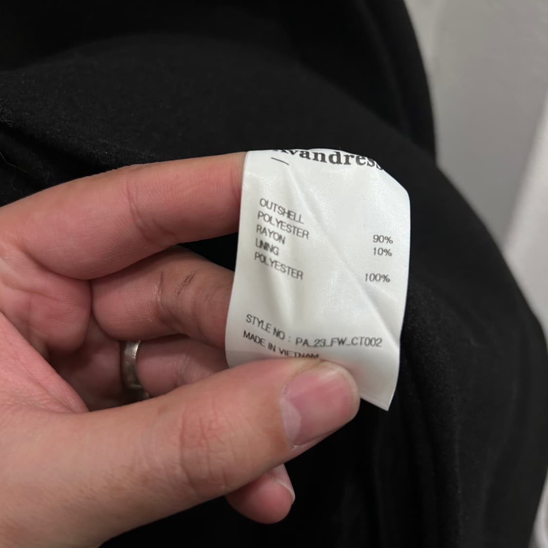 어반드레스 울 클래식 히든버튼 싱글 맥코트 상품이미지4