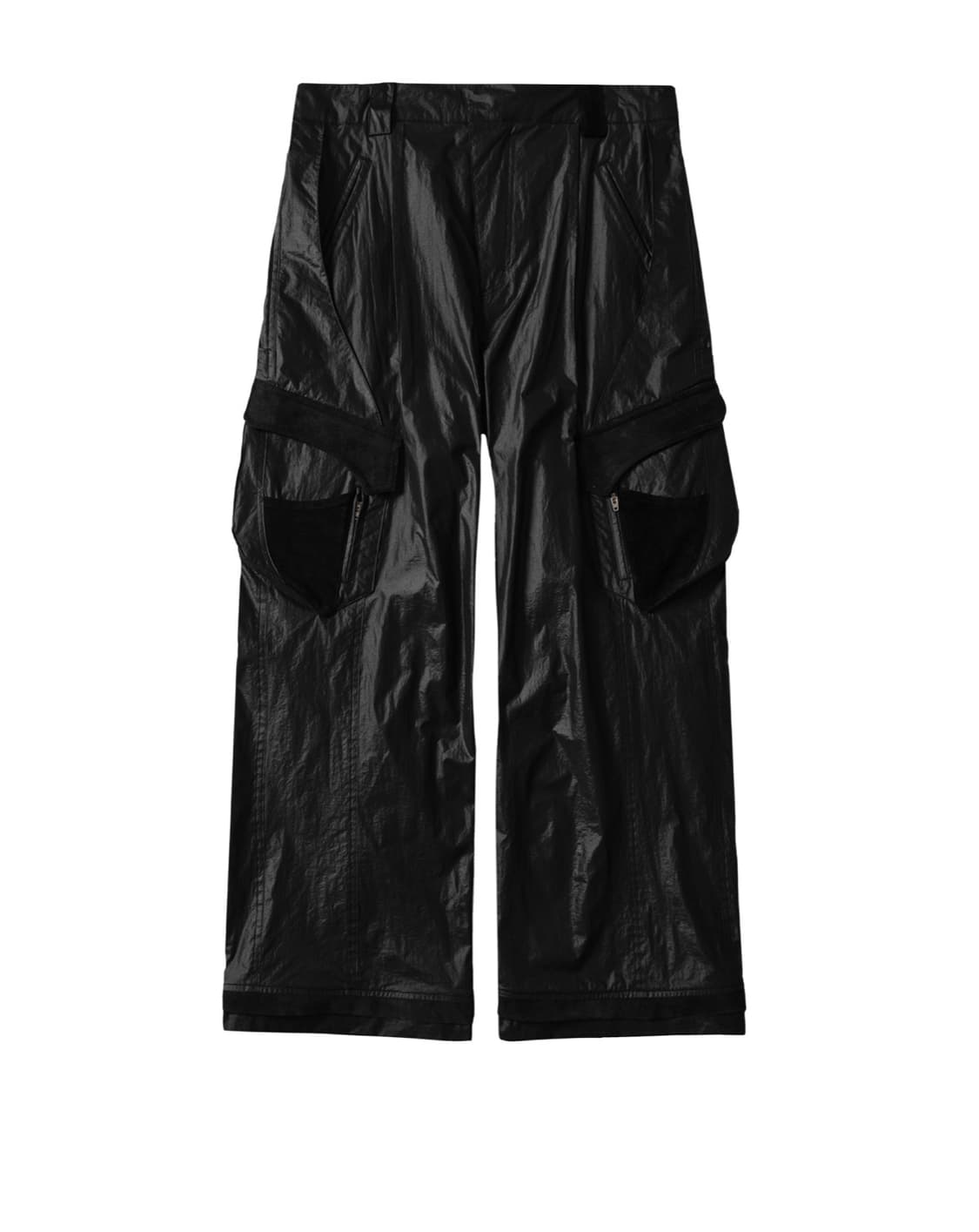 엑슬림 XlimEP.7 04 TROUSERS GLOSSY Black 상품이미지1