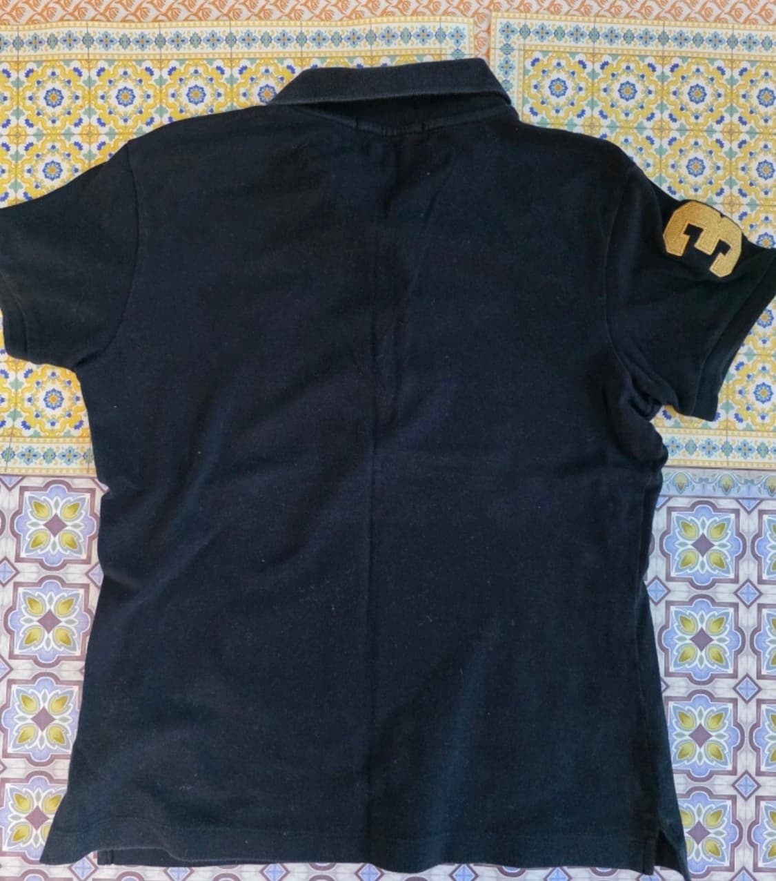 정품 폴로랄프로렌 빅포니 블랙 반팔 카라티 슬림핏 XL (44~66) 상품이미지2