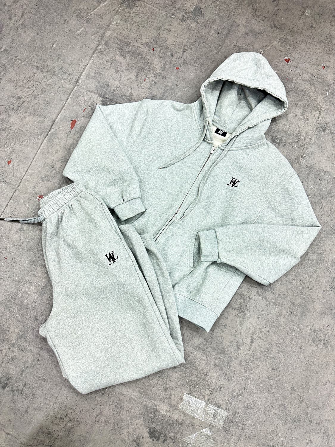 우알롱 후드집업 세트M 상품이미지1