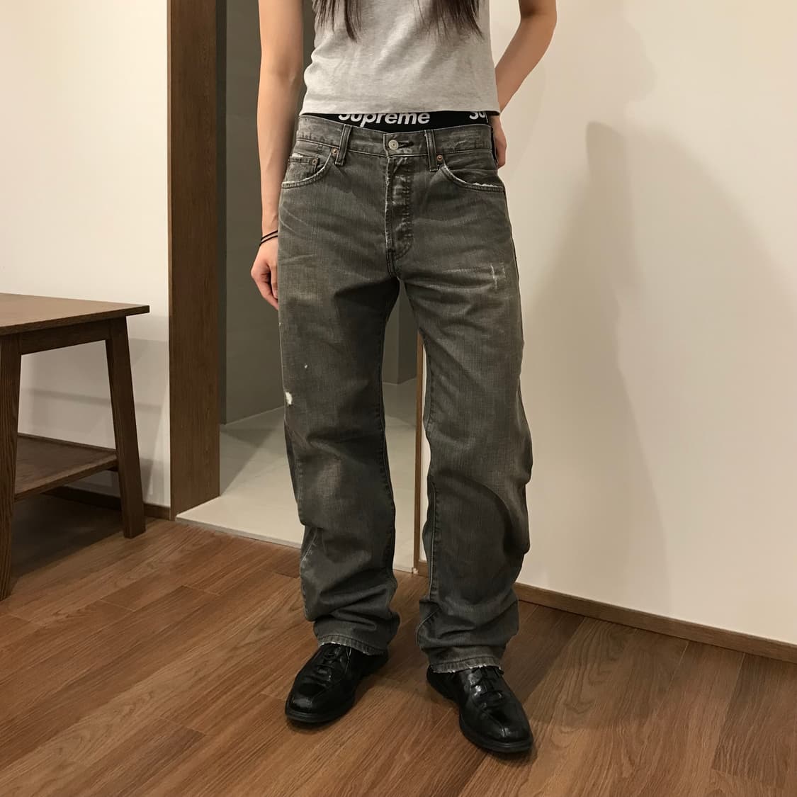 리바이스 501 00s 필리핀 흑청 데님 30/32 상품이미지2