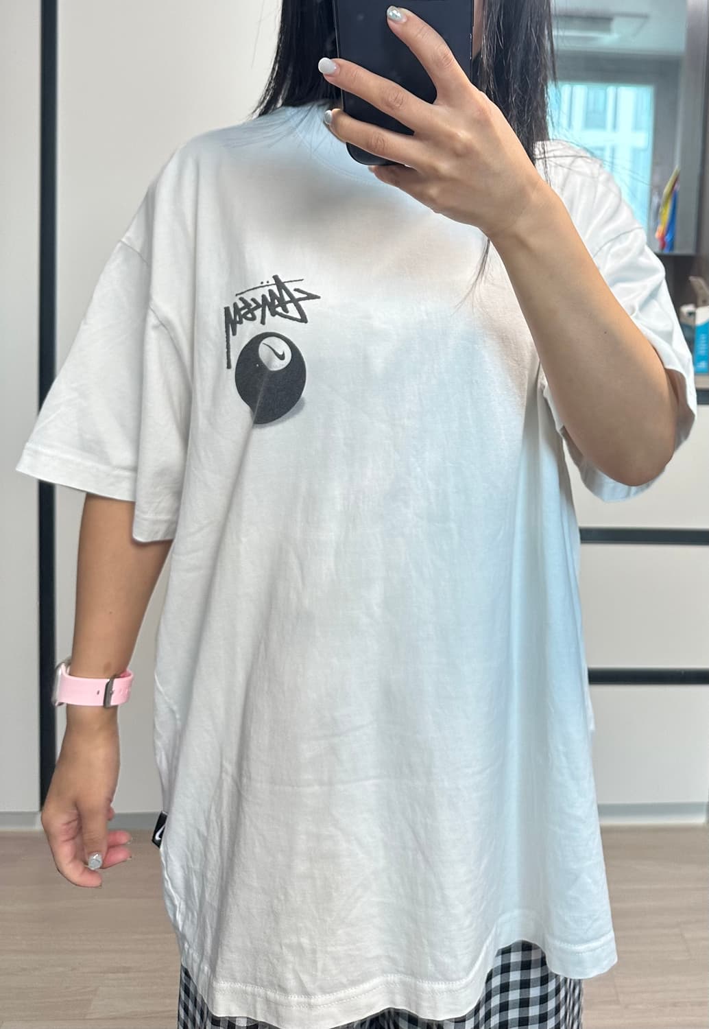 스투시 X 나이키 반팔티셔츠 L 상품이미지1
