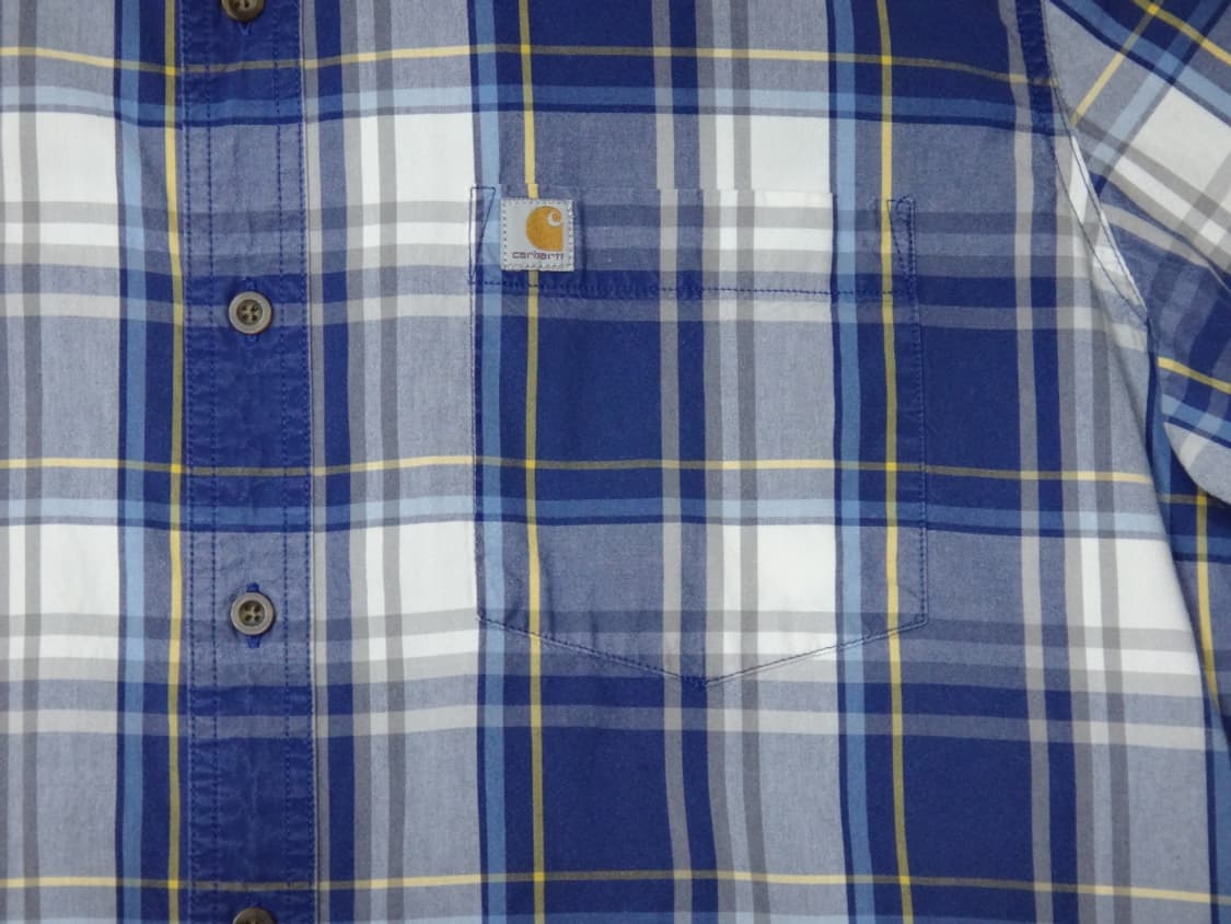 (2XL) 칼하트 carhartt 플래드 체크 하프 남성 셔츠 상품이미지5
