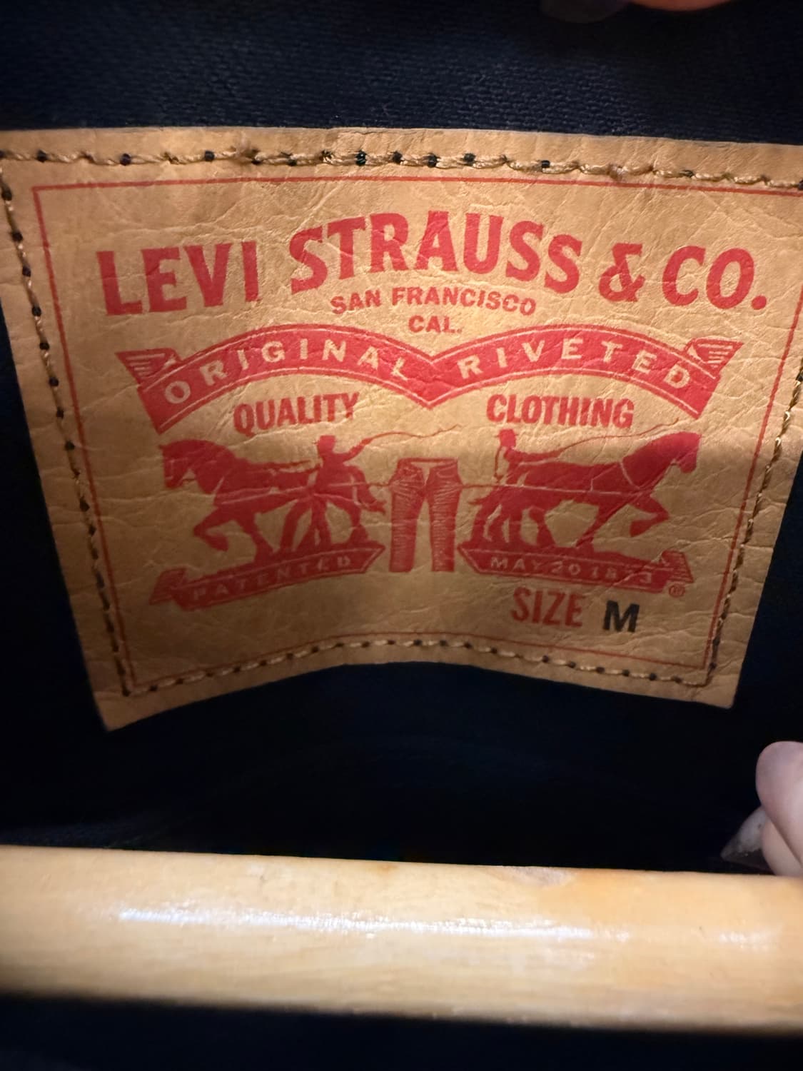 Levis 리바이스 블랙 데님 트리커 자켓 상품이미지6