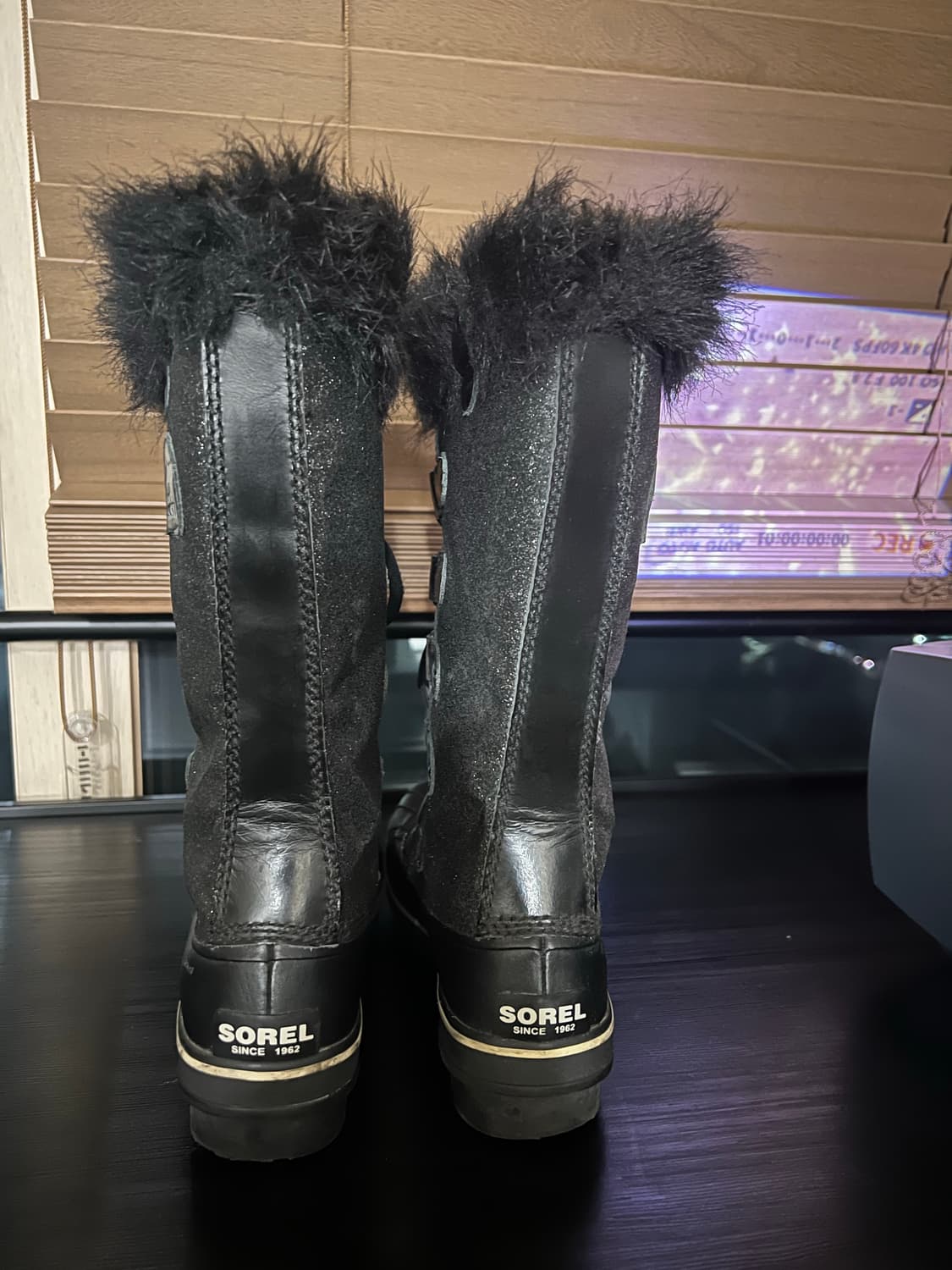 유니크 희귀 반짝이 쏘렐 sorel 240 y2k cyber 블랙  상품이미지5