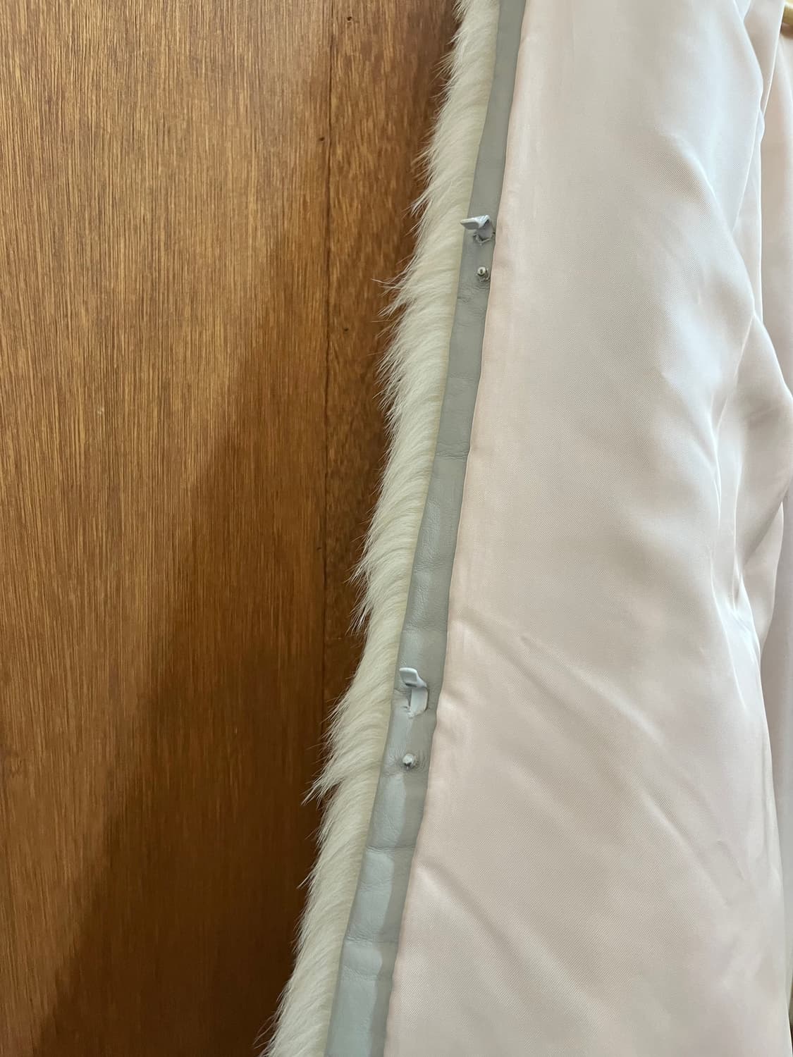 SAGA FOX 리얼 폭스 퍼 자켓 아이보리 상품이미지9