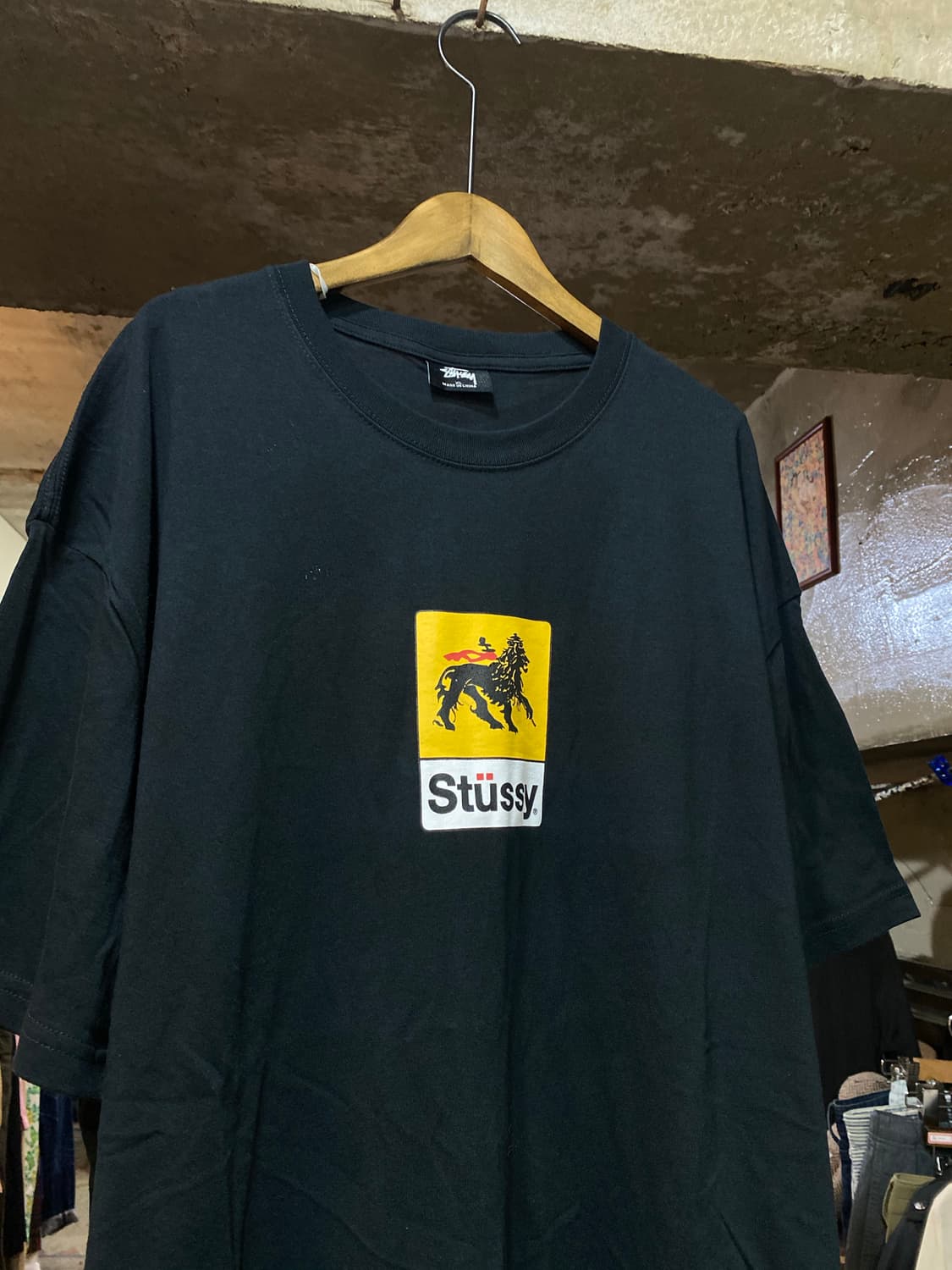 stussy 스투시 사자 중앙로고 프린팅 라운드 상품이미지1