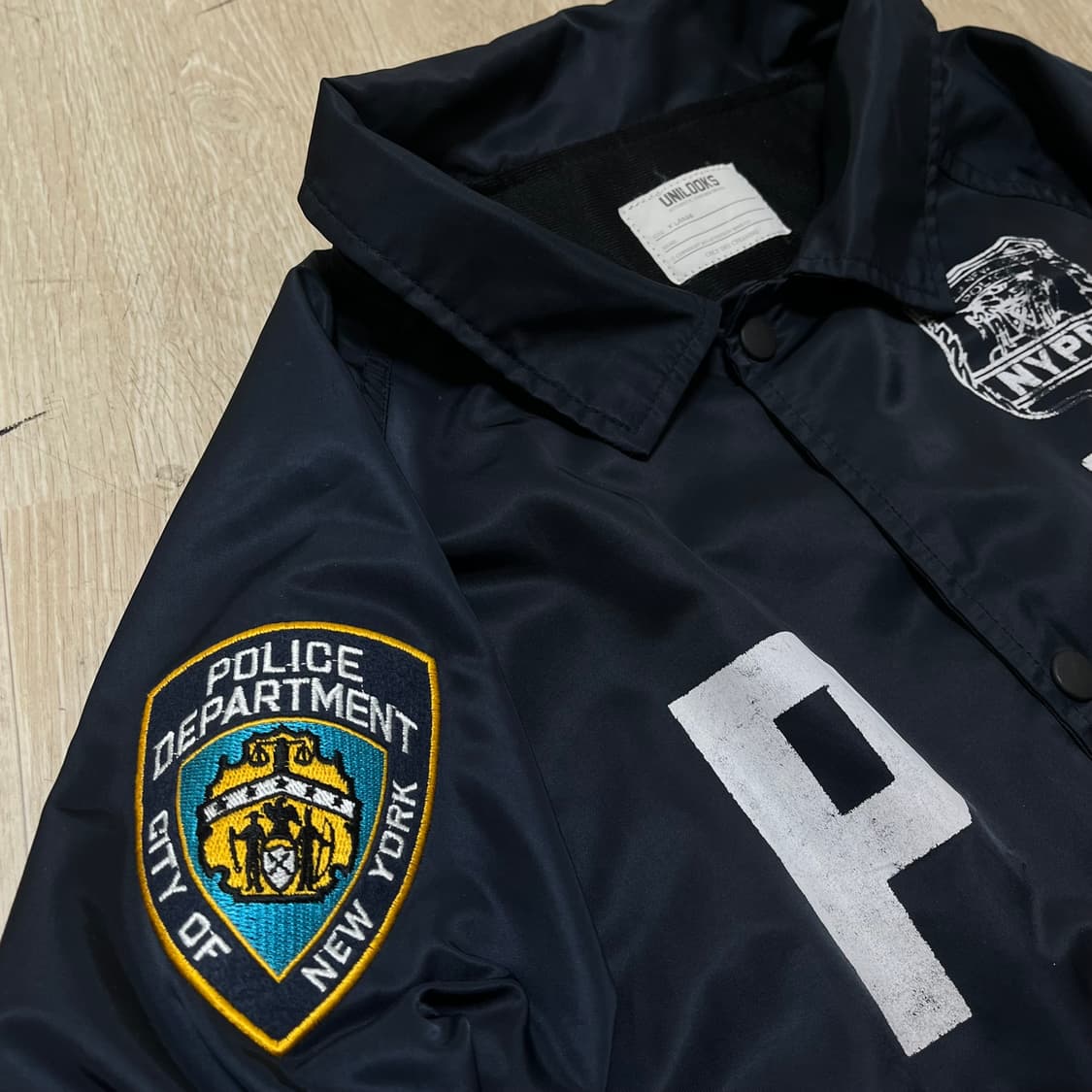 유니룩스 올드스쿨 패치 바시티 코치 자켓 XL/105 상품이미지4