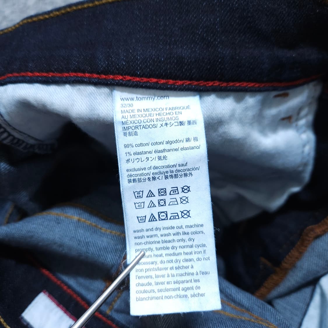 타미힐피거) 32/30 남자 청바지 데님팬츠 / 왕눈이샵 상품이미지9