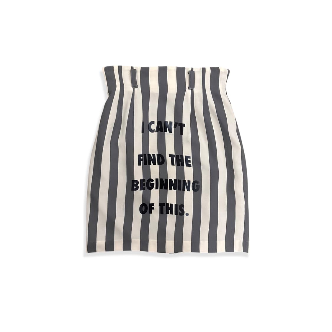 Lettering Stripe Midi Skirt 상품이미지2