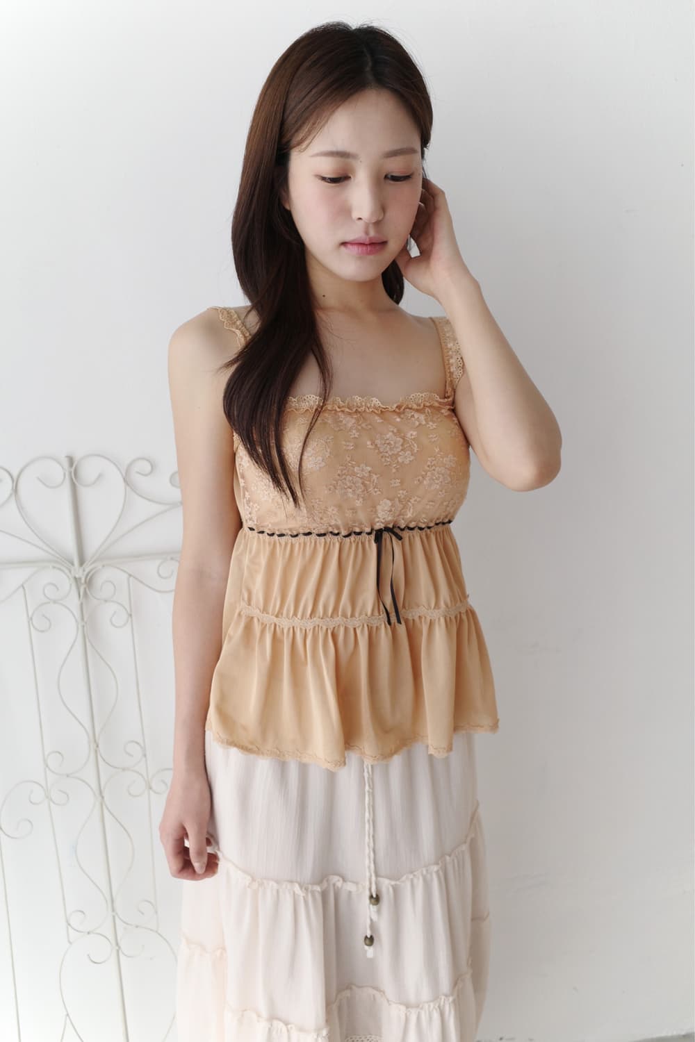 flower lace sleeveless 상품이미지8
