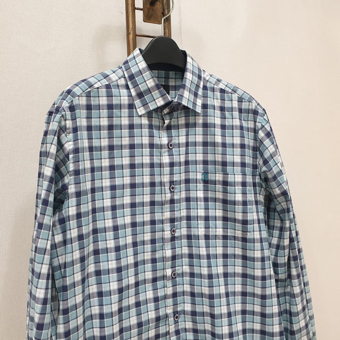 닥스 DAKS 남성 체크 남방 셔츠 95 상품이미지2