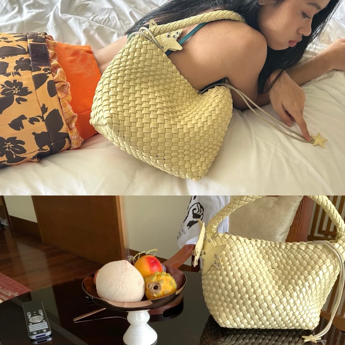 ecoday 노란색 토트백 상품이미지3