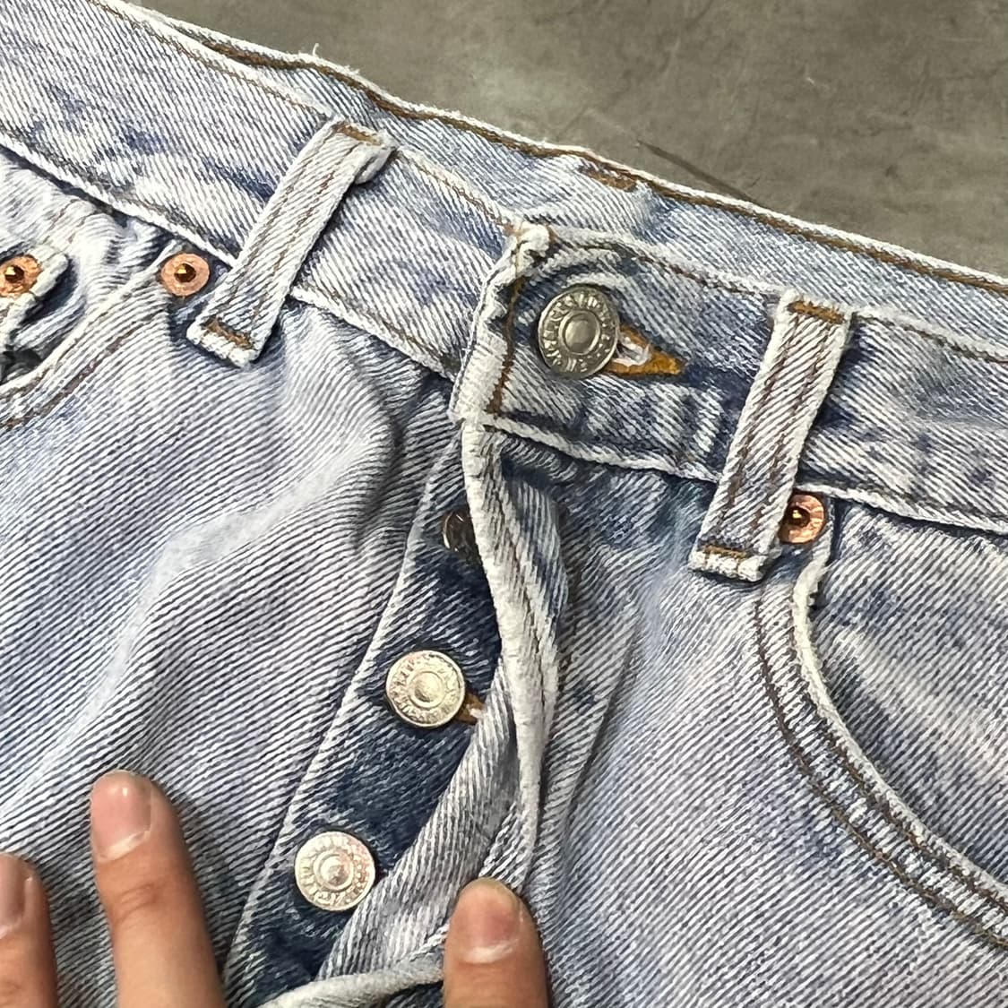  USA 리바이스 501 데님 팬츠 y14792 상품이미지5