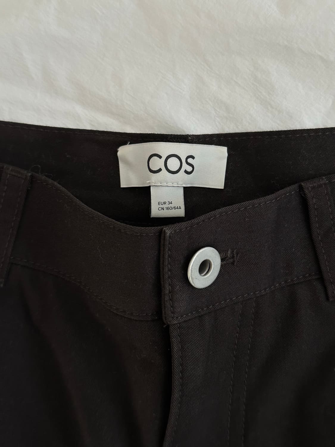 COS 컨스트럭티드 코튼 배럴 레그 트라우저 상품이미지6