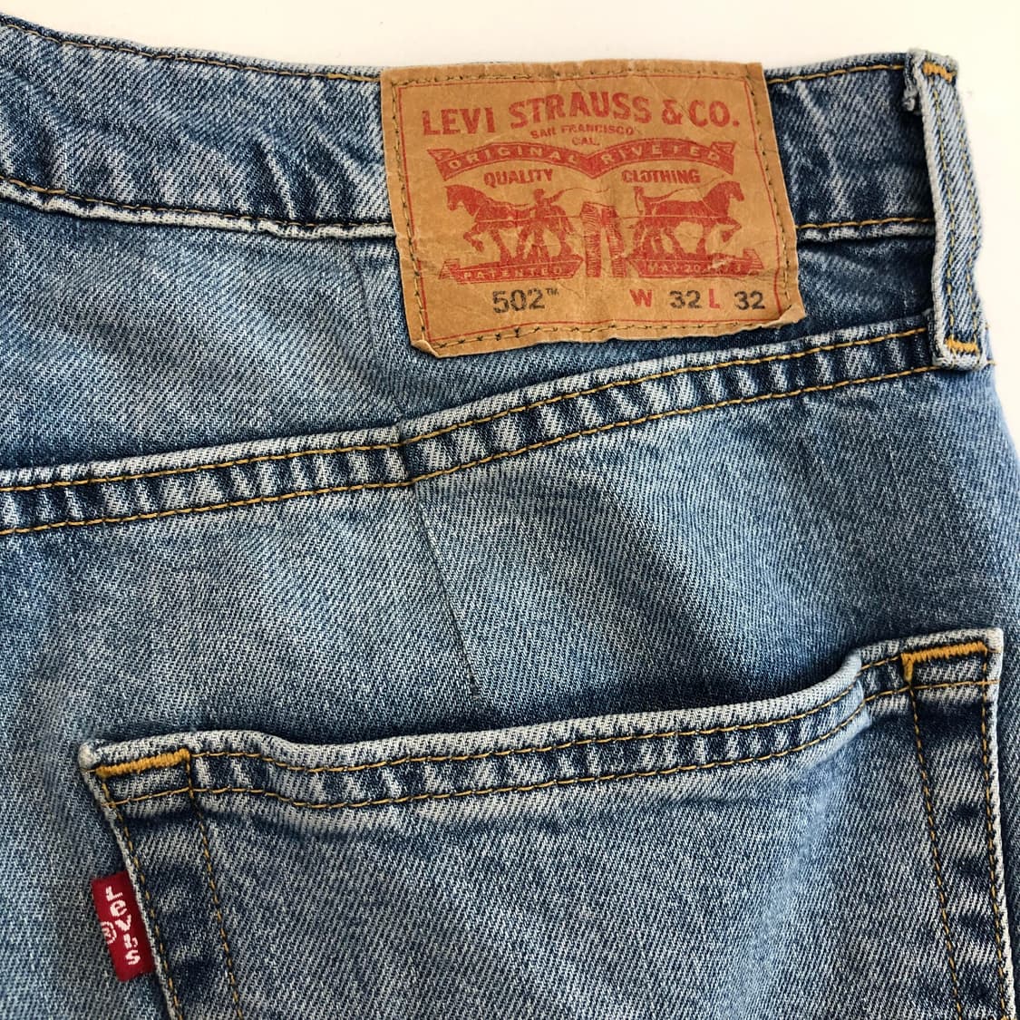 리바이스 502 청바지 32 인치 스판 상품이미지4