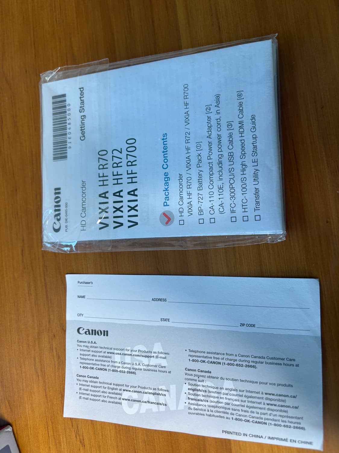 Canon vixia hf r700 [r70] 오픈박스 신품! 상품이미지3