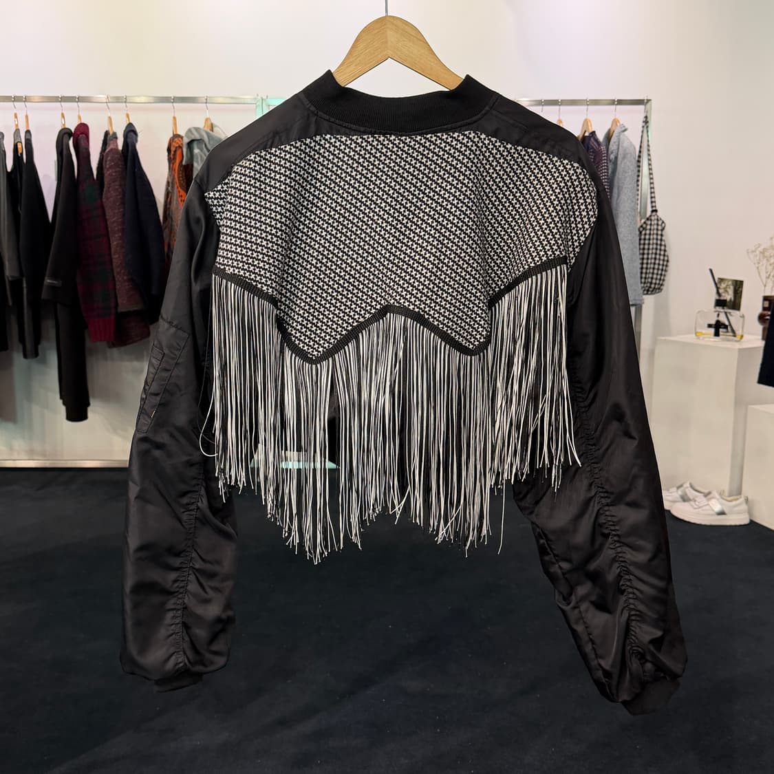 [L] 리메이크 커스텀 크롭 MA-1 항공점퍼 상품이미지2