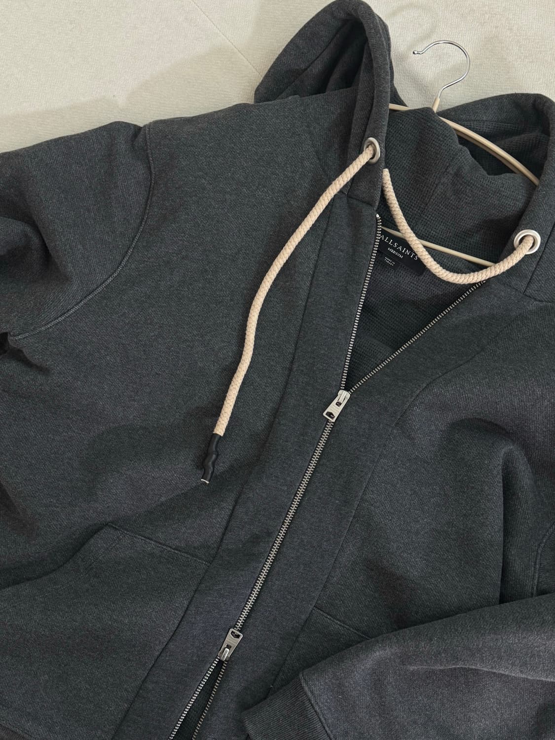 올세인츠 후드 집업 그레이 상품이미지3