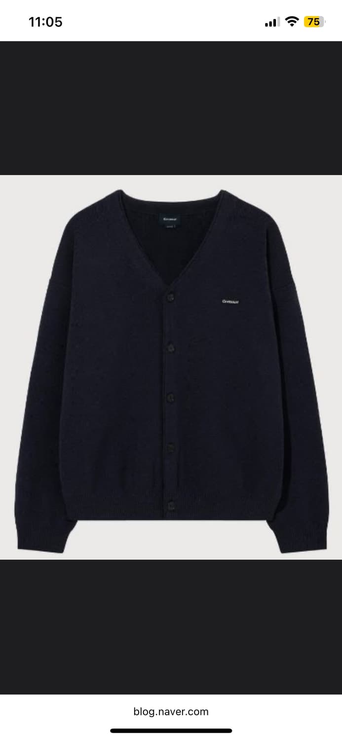 새상품 커버낫 네이비 XL 가디건 상품이미지1
