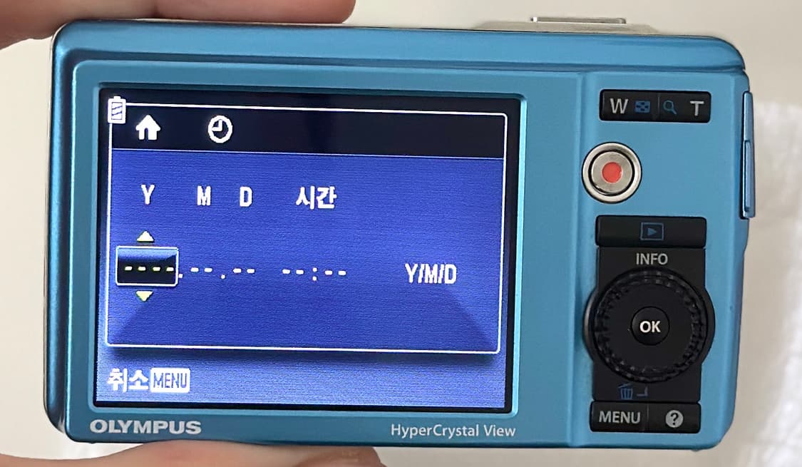 풀박/작례O) Olympus  μ-5010 블루 올림푸스 뮤 5010 상품이미지2