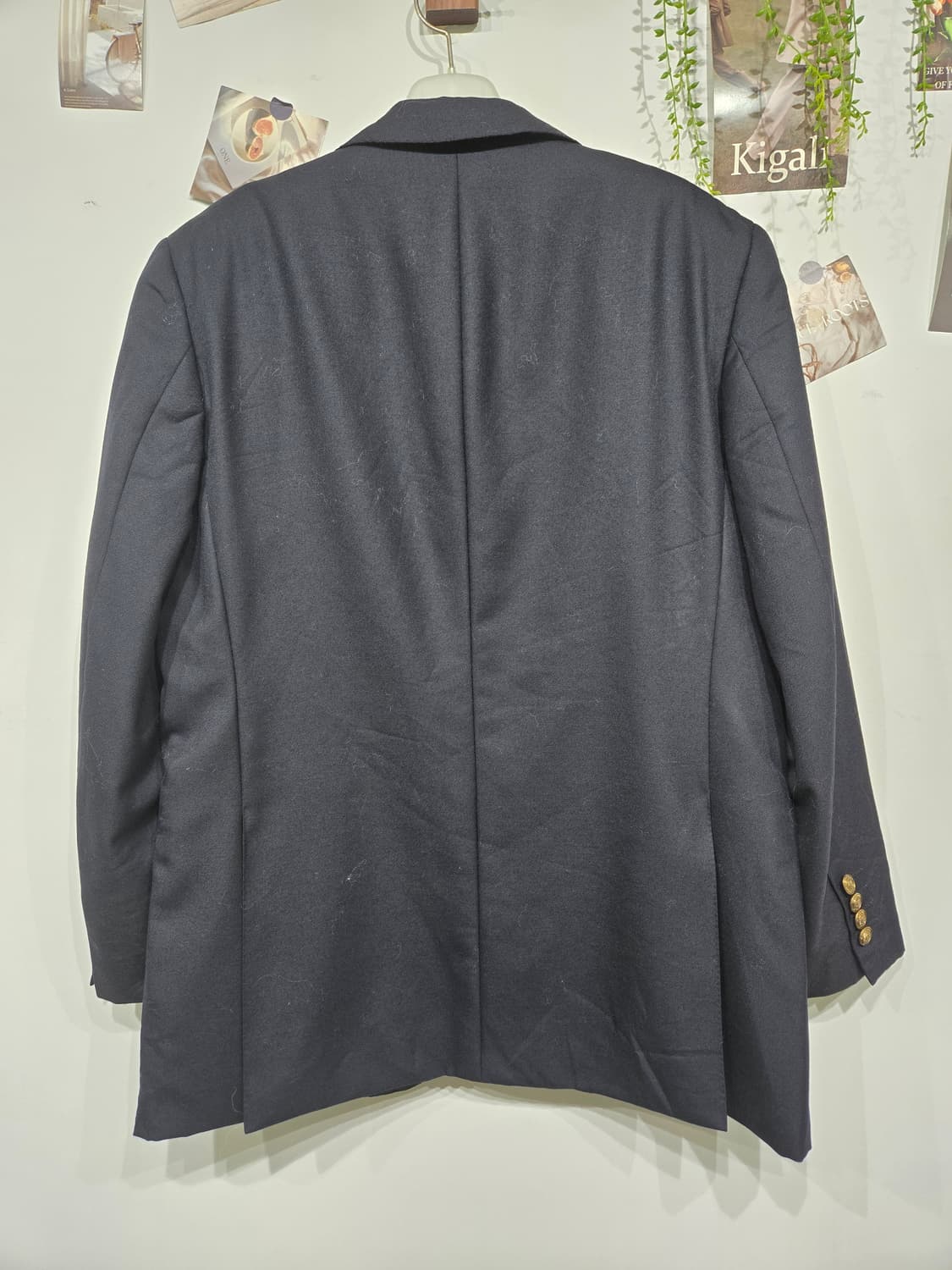 버버리 네이비 금장 블레이저 자켓 상품이미지4