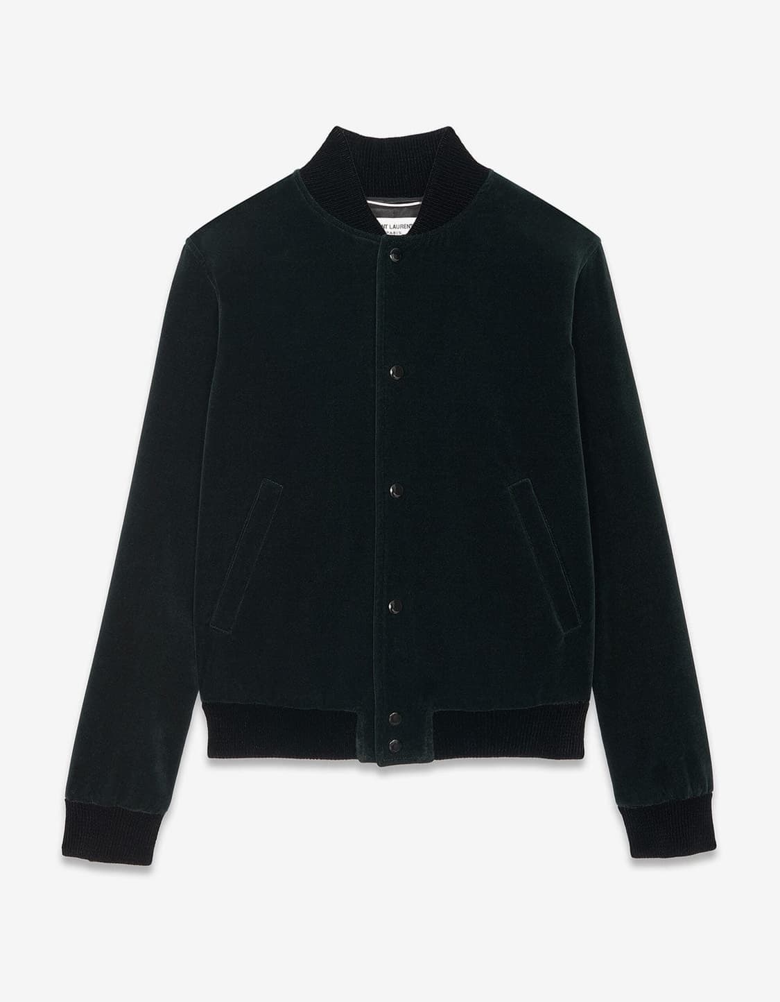 [NCT 태용님 착용] 생로랑 22AW 백로고 벨벳 테디 자켓 상품이미지2