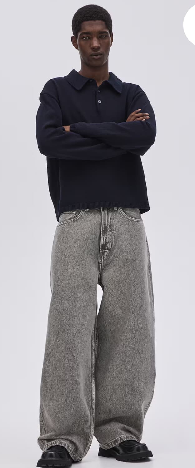 h&m 슈퍼배기 진 그레이 28/30 상품이미지1