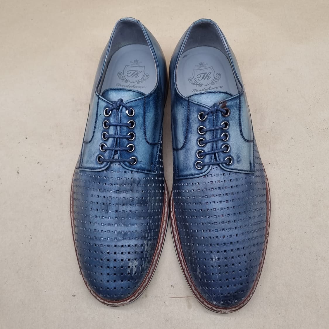 탠디 펀칭 캐주얼 가죽구두270 상품이미지2