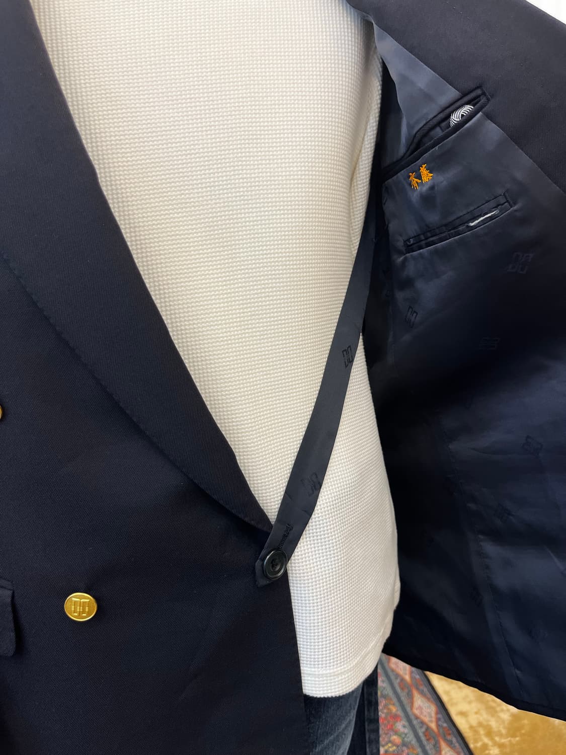 닥스 더블 브레스티드 금장 블레이저 상품이미지7