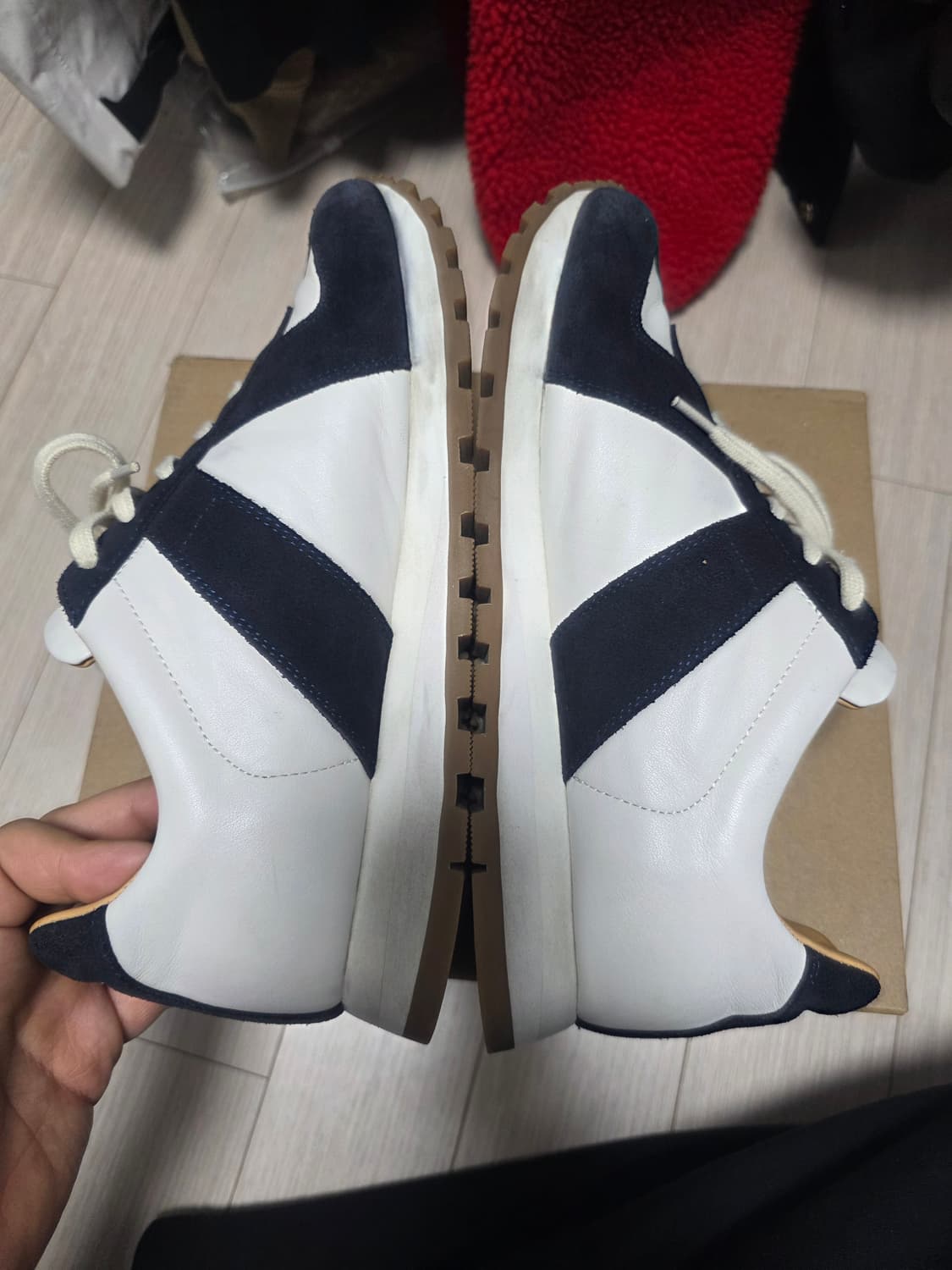 브랜즈 4.5cm 키높이 로우레더2. 270사이즈 상품이미지6