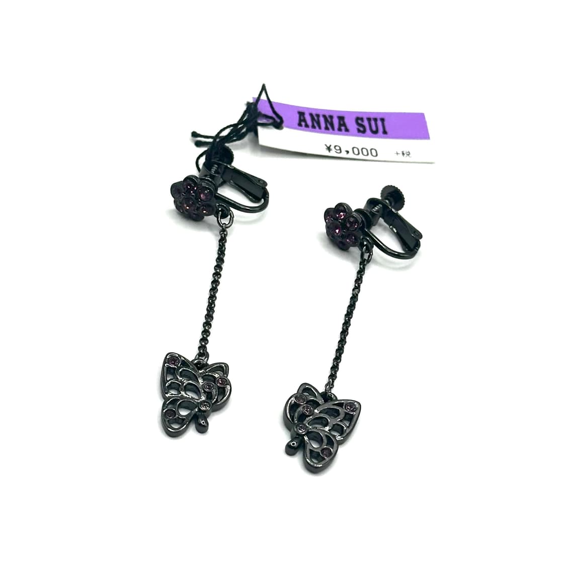 Annasui black butterfly ear clip 상품이미지2