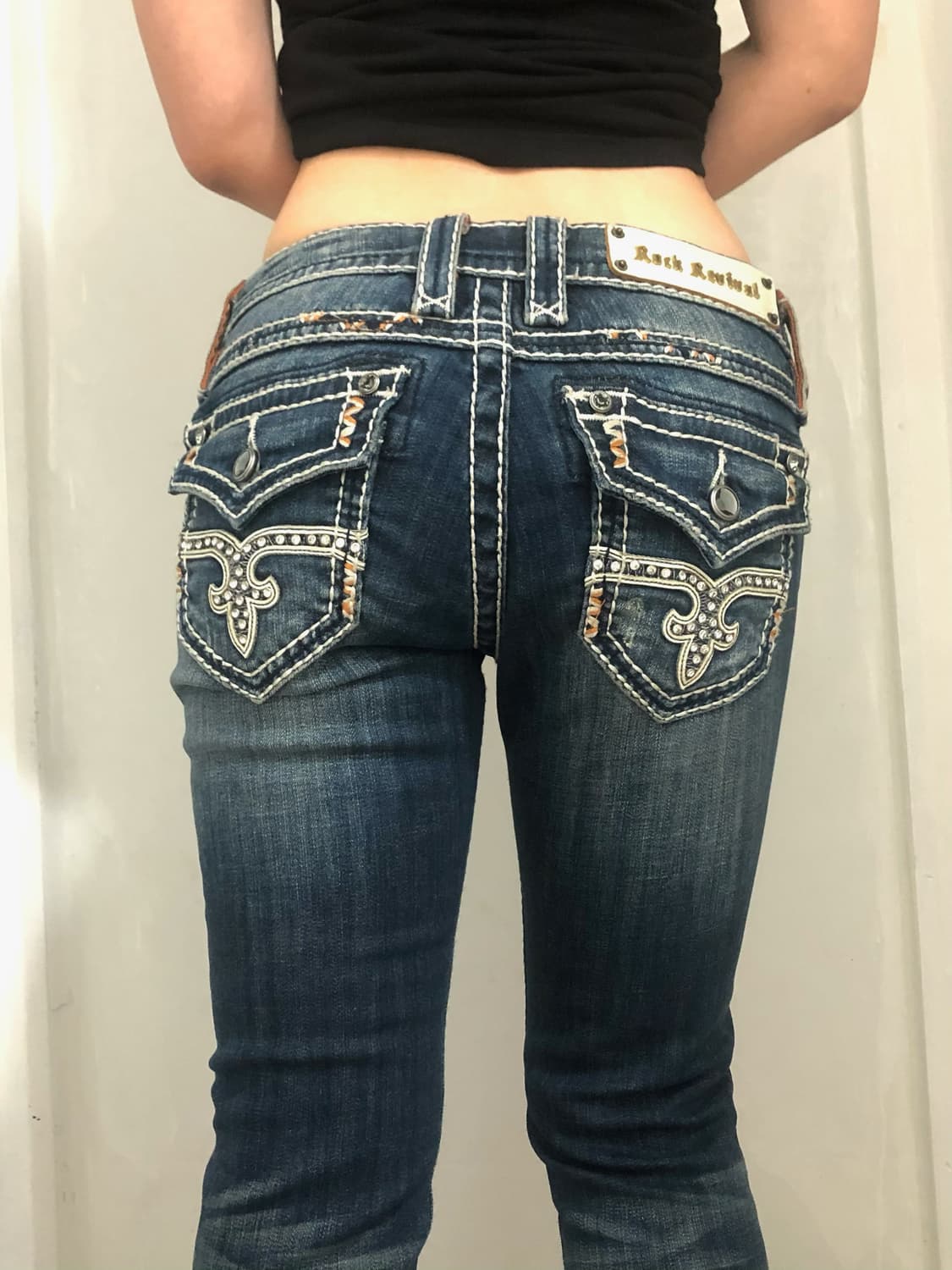 ROCK REVIVAL  backdetail lowrise jeans  상품이미지2