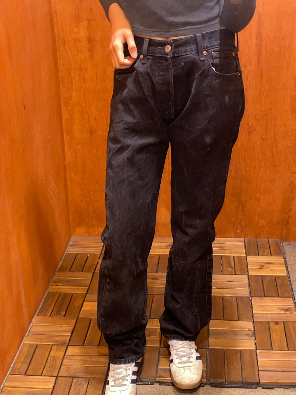 (30) Levi's 501 (리바이스 스트레이트 블랙 데님) 상품이미지2