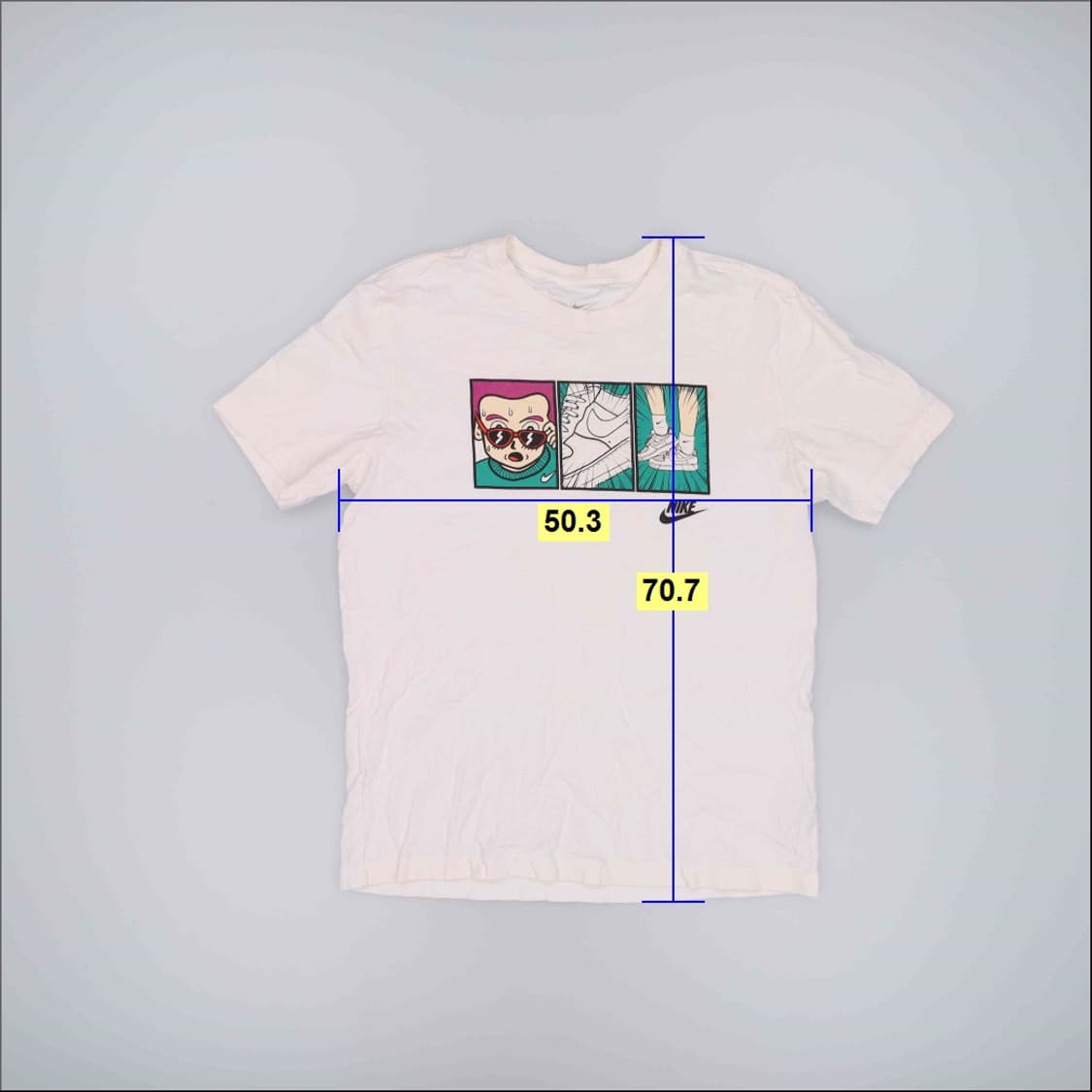 100 나이키 프린팅 반팔티 0520H 상품이미지7