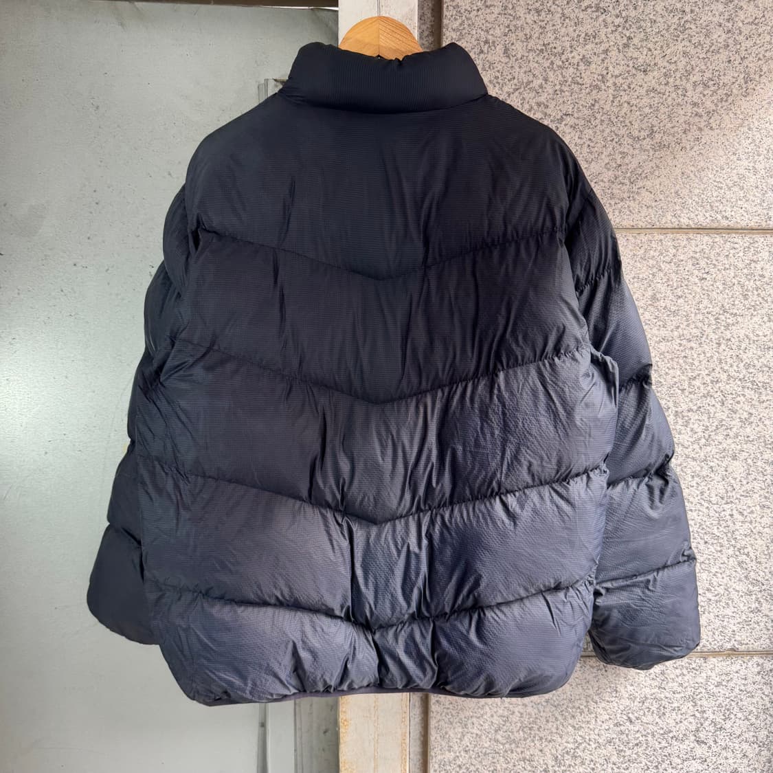 나이키 스우시 로고 체크 푸퍼 패딩 상품이미지3