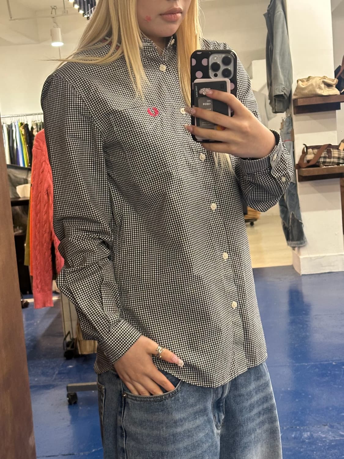 Fred perry 프레드페리 체크셔츠 상품이미지2