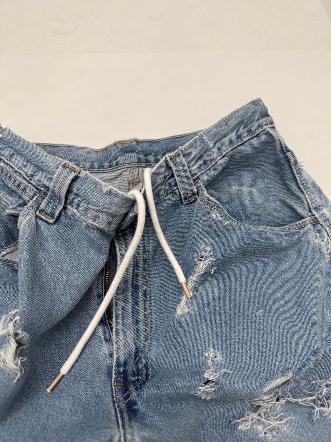 Levi’s 디스트레스 와이드 진 상품이미지6