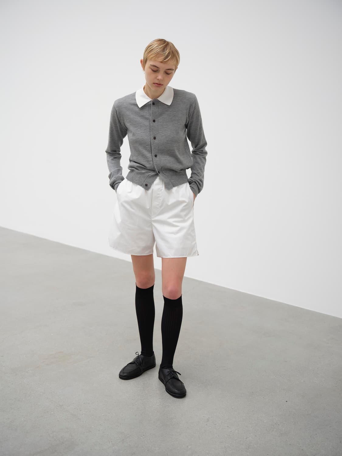 오라리 하드 트위스트 캐시미어 가디건 0사이즈 상품이미지3