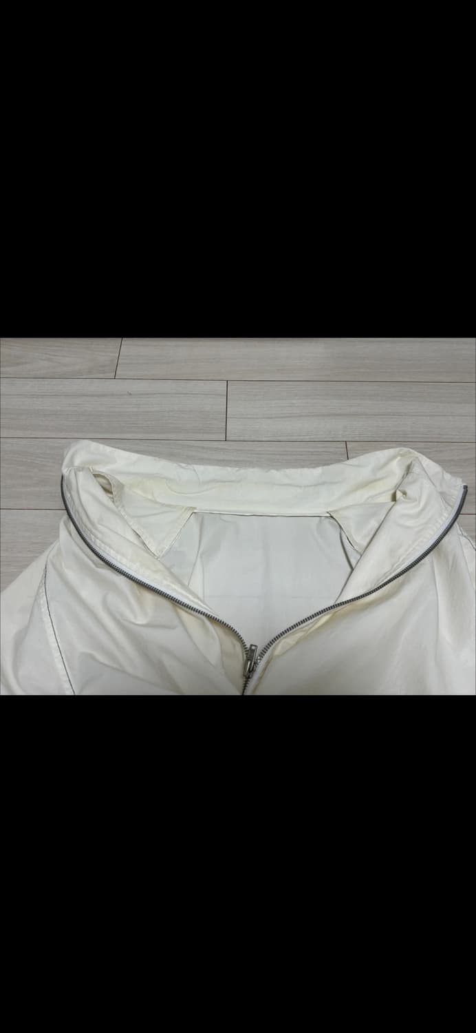 [MATIN KIM] 마킴 로고 코팅 점퍼 화이트 상품이미지8