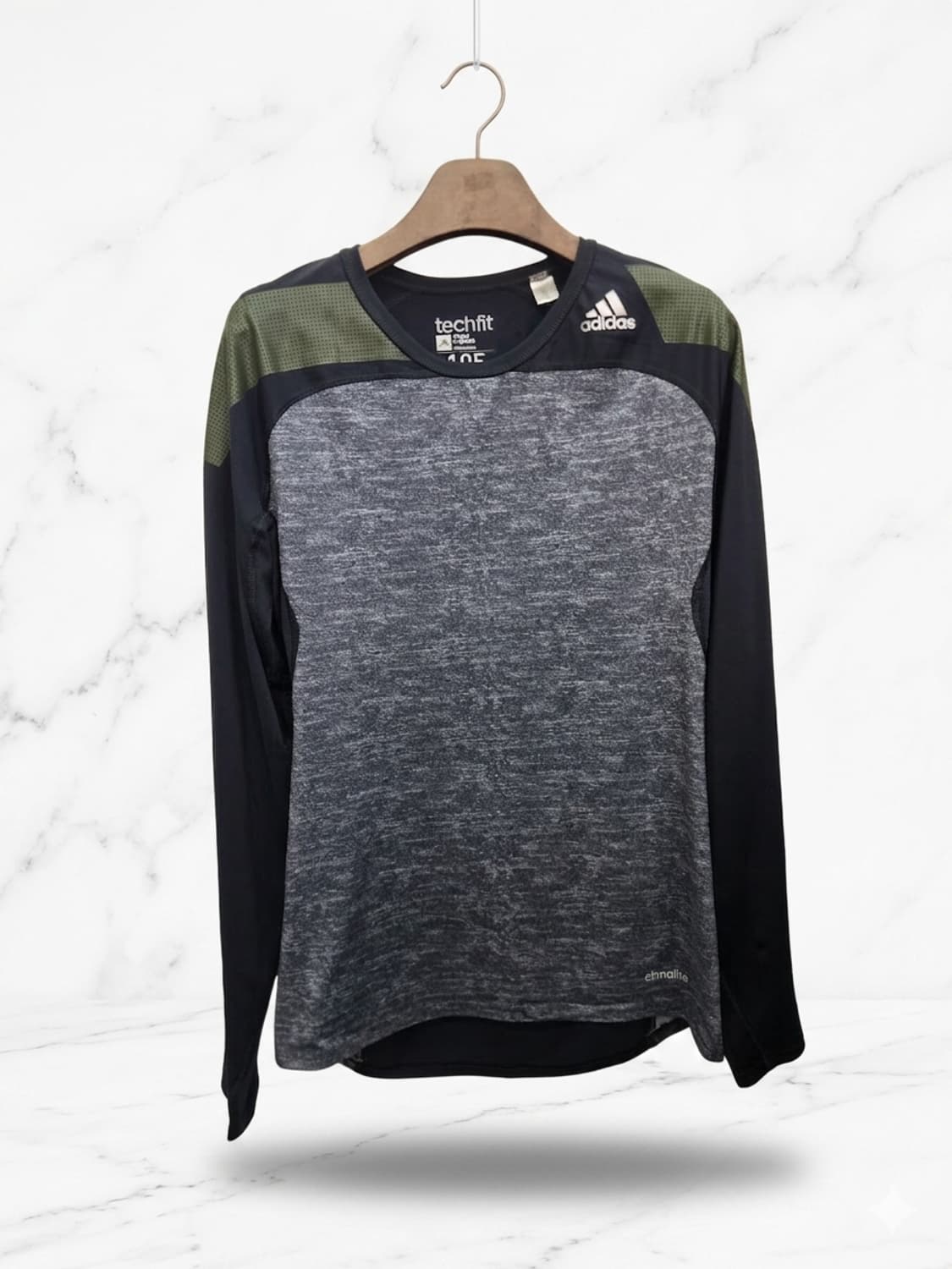 105,XL)) adidas 아디다스 테크핏 긴팔티셔츠 ! 상품이미지1