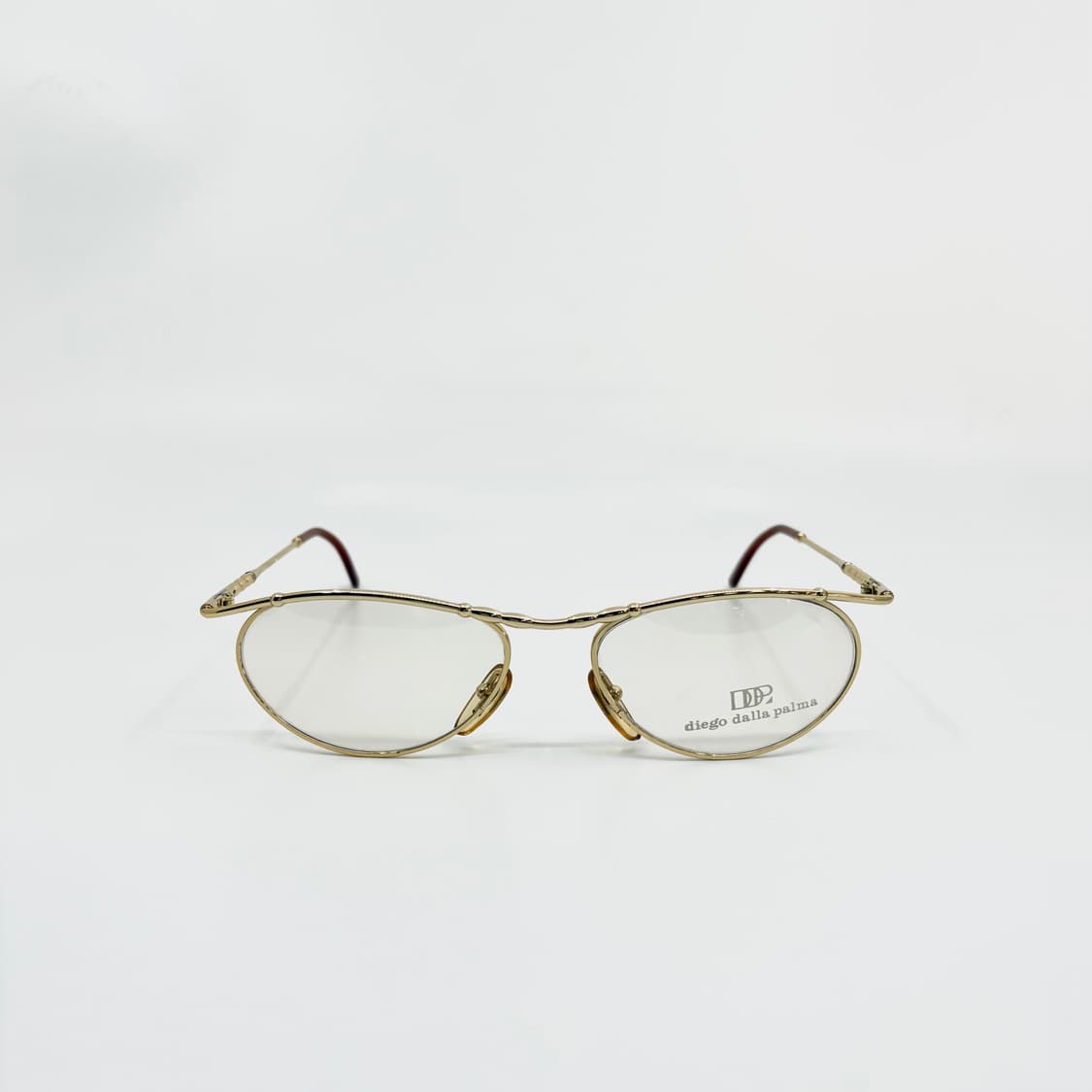 Diego Dalla Palma 이탈리아 빈티지 레트로 골드 프레임 안경 상품이미지1