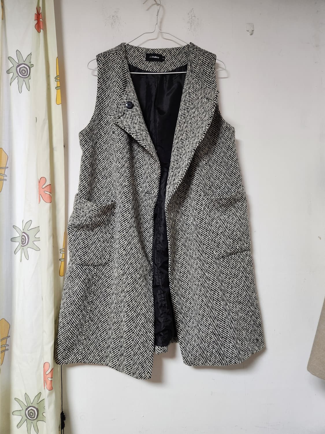 Valley 헤링본 롱 조끼 베스트 10(66~77) 상품이미지1