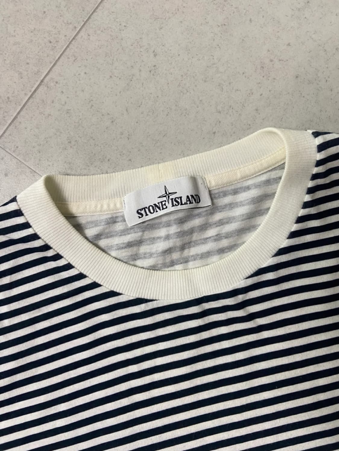 스톤아일랜드 마리나 스트라이프 긴팔티셔츠 L 상품이미지3