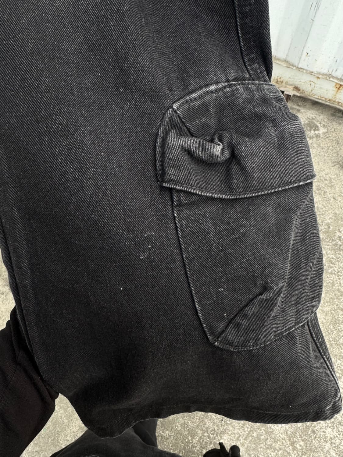 Black cargo pants 상품이미지4